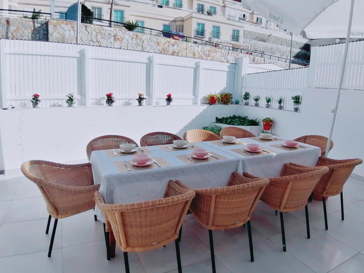 Big Villa Puerto Rico Streetfront With Private Saltwater Jacuzzi Pool, Bbq, Kitchen & 3 Terraces Near Shopping Center Puerto Rico (Gran Canaria) Exterior foto